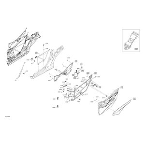 Tie Rap, 533 mm by Can-Am 293750047 OEM Hardware 293750047 Off Road Express