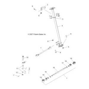 Tie Rod by Polaris 5020926 OEM Hardware P5020926 Off Road Express