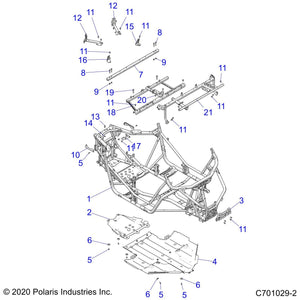 Tiedown,Front,Lh,M.Blk by Polaris 5259103-458 OEM Hardware P5259103-458 Off Road Express