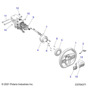 Tilt/Tele Assembly, Steering, M by Polaris 1824932-458 OEM Hardware P1824932-458 Off Road Express Drop Ship