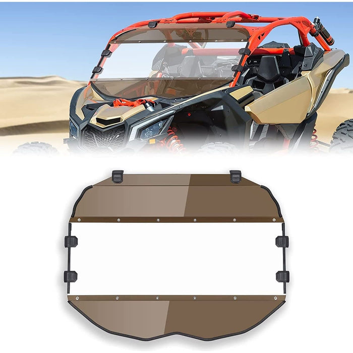 Tinted Full Windshield for Can Am Maverick X3/ MAX by Kemimoto