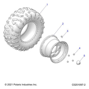 Tire-24X10-12 by Polaris 5417296 OEM Hardware P5417296 Off Road Express