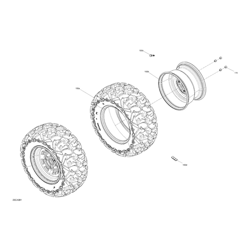 Tire 27X11R14 by Can-Am