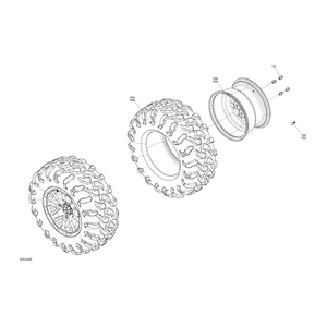 Tire 27X11R14 by Can-Am 705503223 OEM Hardware 705503223 Off Road Express Peach St