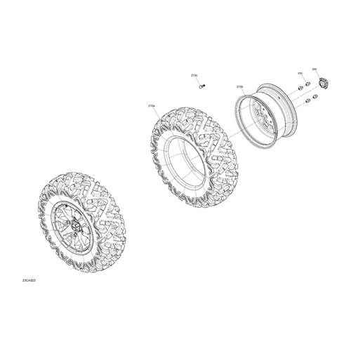 Tire 27X9R14 by Can-Am