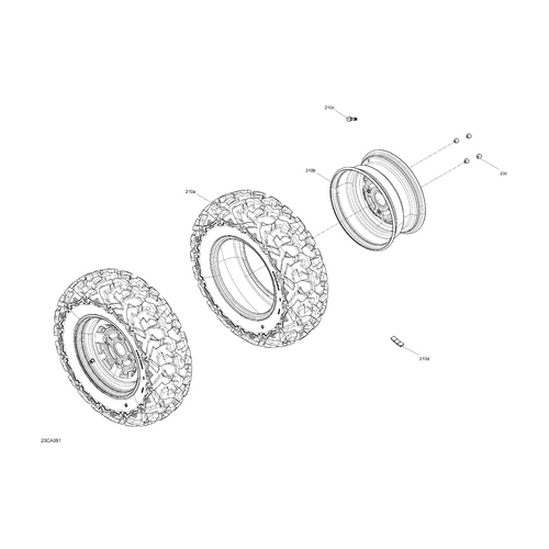 Tire 27X9R14 by Can-Am