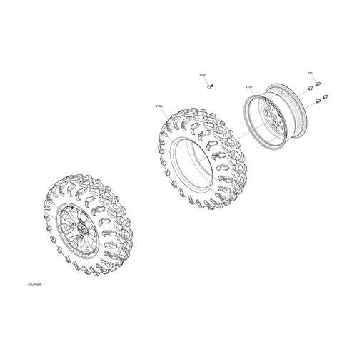 Tire 27X9R14 by Can-Am