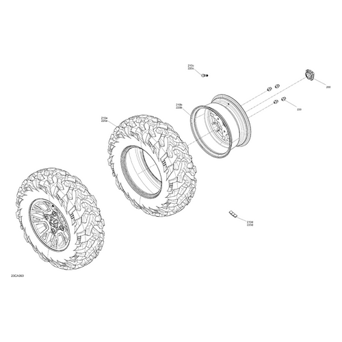 Tire 28X9R14 by Can-Am