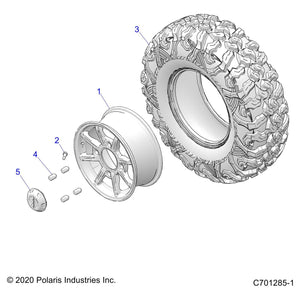 Tire, 30 by Polaris 5416567 OEM Hardware P5416567 Off Road Express