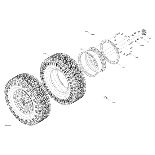 Tire 30X10R15 by Can-Am