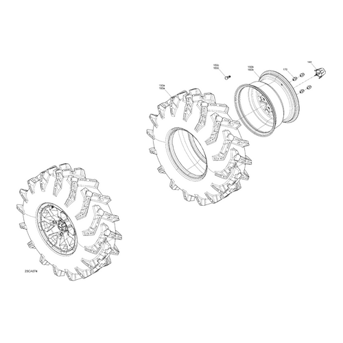 Tire 30X11R14 by Can-Am