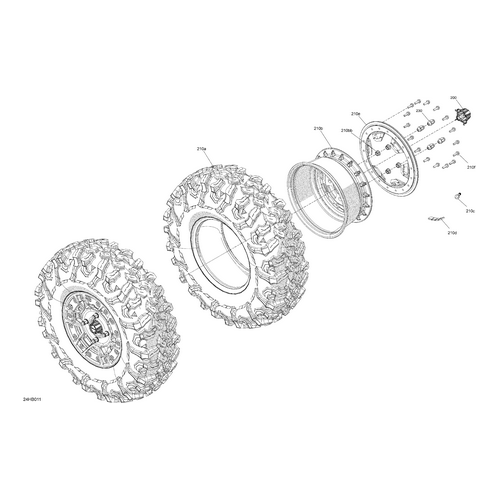 Tire 32X10R14 by Can-Am