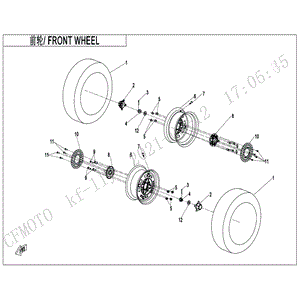 Tire by CF Moto 30703-1261 OEM Hardware 30703-1261 Northstar Polaris