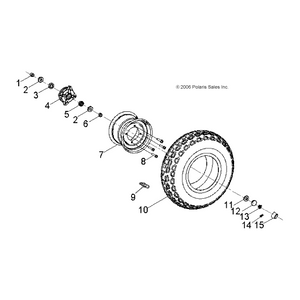 Tire by Polaris 450870 OEM Hardware P450870 Off Road Express