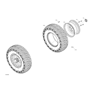 Tire Maxxis 28X10X14 by Can-Am 705402563 OEM Hardware 705402563 Off Road Express Peach St