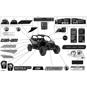 Tire Pressure Warning Label by Can-Am 704909147 OEM Hardware 704909147 Off Road Express Peach St