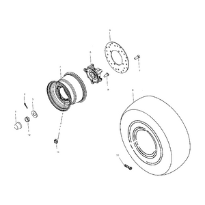 Tire,Rr,Multitrac,23X10.5-12 by Polaris 5411340 OEM Hardware P5411340 Off Road Express