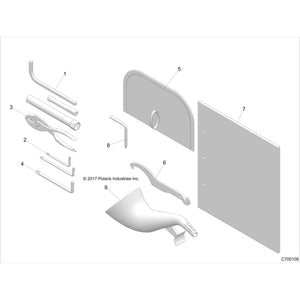 Tool Belt Removal by Polaris 2875911 OEM Hardware P2875911 Off Road Express