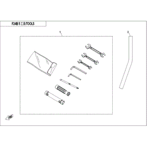 Tool Kit Cforce 800 by CF Moto 7020-200100 OEM Hardware 7020-200100 Northstar Polaris