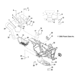 Toolbox by Polaris 5431786 OEM Hardware P5431786 Off Road Express