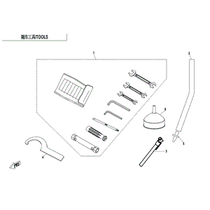 Tools by CF Moto 8010-200300 OEM Hardware 8010-200300 Northstar Polaris