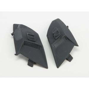 Top Front Vents Left/Right Matte Black Of-77 by GMAX G077005 Helmet Accessory 72-3776 Western Powersports Drop Ship Matte Black