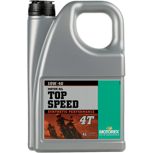 Top Speed Synthetic 4T Engine Oil By Motorex 102299 Engine Oil Synthetic 3601-0011 Parts Unlimited