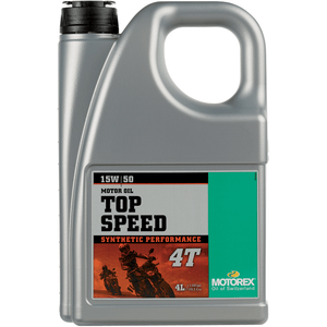 Top Speed Synthetic 4T Engine Oil By Motorex 102304 Engine Oil Synthetic 3601-0013 Parts Unlimited