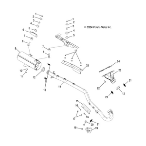 Torque Stop Mount by Polaris 3021522 OEM Hardware P3021522 Off Road Express