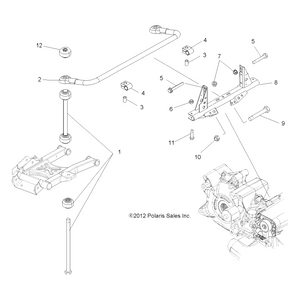 Torsion Bar Linkage Bushing by Polaris 5436968 OEM Hardware P5436968 Off Road Express