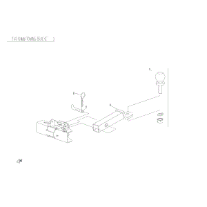 Towing Bracket Comp. by CF Moto 7030-402000 OEM Hardware 7030-402000 Northstar Polaris