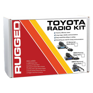 Toyota Tacoma, 4Runner, Lexus Two-Way Gmrs Mobile Radio Kit by Rugged Radios Rugged Radios