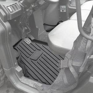 TPE Floor Mats for Can-Am Defender 2016-2023 by Kemimoto B0107-00901BK Floor Mat B0107-00901BK Kemimoto