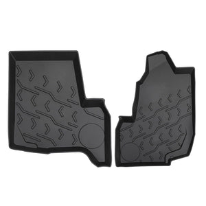 TPE Front Floor Mat Liner For Kawasaki Teryx KRX 1000 by Kemimoto B0107-02601BK Floor Mat B0107-02601BK Kemimoto