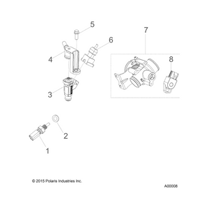 Tps Sensor by Polaris 455126 OEM Hardware P455126 Off Road Express