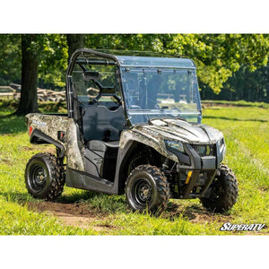 Tracker 500S Scratch-Resistant Flip Windshield by SuperATV FWS-TR-500S-70 Folding Windshield FWS-TR-500S-70 SuperATV