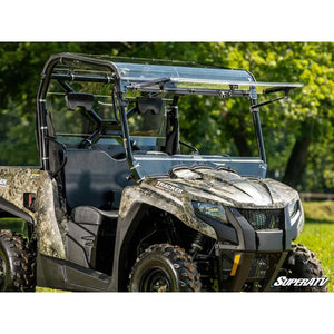 Tracker 500S Scratch-Resistant Flip Windshield by SuperATV FWS-TR-500S-70 Folding Windshield FWS-TR-500S-70 SuperATV