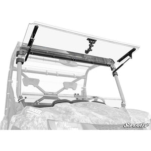 Tracker 500S Scratch-Resistant Flip Windshield by SuperATV FWS-TR-500S-70 Folding Windshield FWS-TR-500S-70 SuperATV