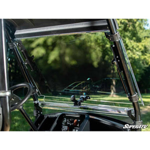 Tracker OX400 Scratch-Resistant Flip Windshield by SuperATV FWS-TR-OX400-70 Folding Windshield FWS-TR-OX400-70 SuperATV