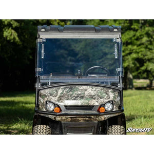 Tracker OX400 Scratch-Resistant Flip Windshield by SuperATV FWS-TR-OX400-70 Folding Windshield FWS-TR-OX400-70 SuperATV