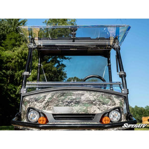 Tracker OX400 Scratch-Resistant Flip Windshield by SuperATV FWS-TR-OX400-70 Folding Windshield FWS-TR-OX400-70 SuperATV