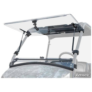 Tracker OX400 Scratch-Resistant Flip Windshield by SuperATV FWS-TR-OX400-70 Folding Windshield FWS-TR-OX400-70 SuperATV