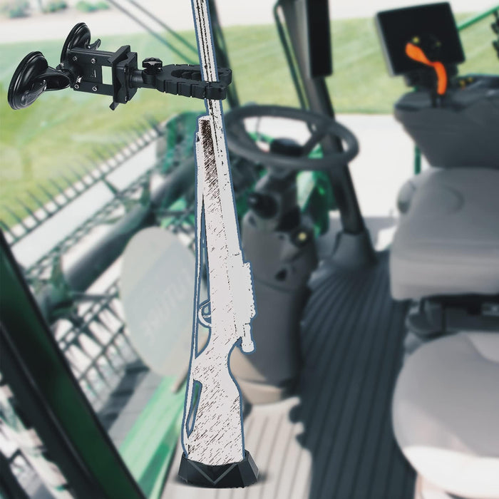 Tractor Gun Holder Rack for Glass Windshield by Kemimoto