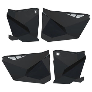 Traditional Half Doors Polaris by Pro Armor P1910D003BL Half Door 67-10003BL Western Powersports