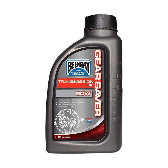 Transmission Gear Saver Oil 80W 1L Bottle by Bel Ray