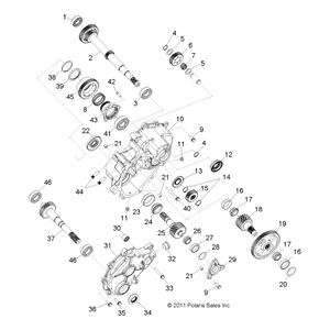 Transmission Housing Kit by Polaris 3234889 OEM Hardware P3234889 Off Road Express Drop Ship