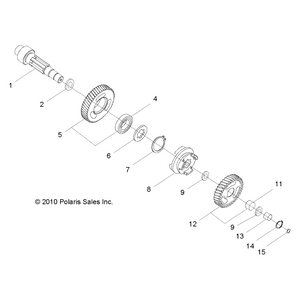 Transmission Shaft by Polaris 454324 OEM Hardware P454324 Off Road Express