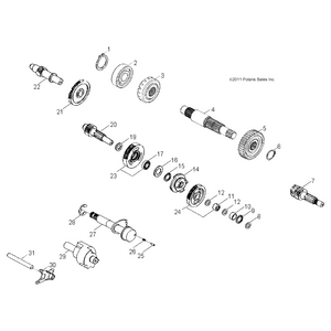 Transmission Spindle by Polaris 454230 OEM Hardware P454230 Off Road Express