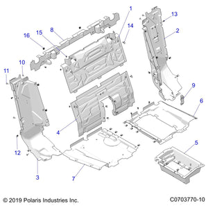 Tray-Battery,Blk by Polaris 5455496-070 OEM Hardware P5455496-070 Off Road Express