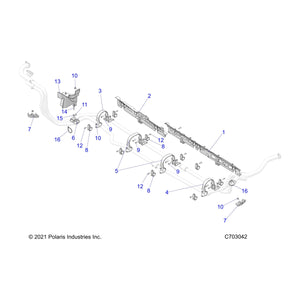 Tray-Routing by Polaris 5456284 OEM Hardware P5456284 Off Road Express